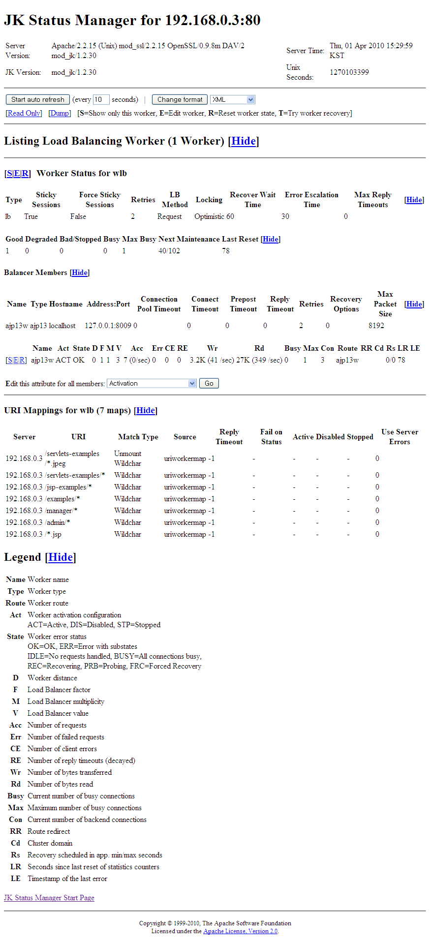 JK Status Manager